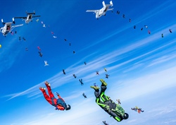 Unfinished Business—Skydivers Over Sixty Members Set Two World Records