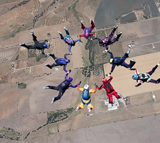Texas Women Make Herstory at Skydive Spaceland-San Marcos