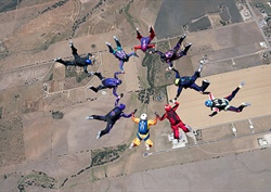 Texas Women Make Herstory at Skydive Spaceland-San Marcos