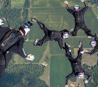 Seventy-six Formation Skydiving Teams Fly High at Nationals