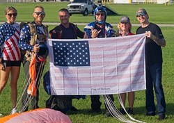 Flags Jumps Mark 9/11 Anniversary