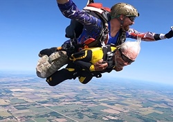Centenarian Skydives Again!