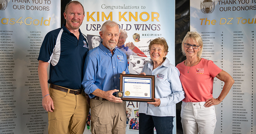Skydivers Honored at Hall of Fame Affiliate Spotlight Hour