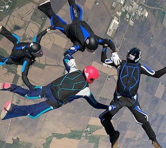 If You Build It—The 2021 4-Way Formation Skydiving Beginner Class Test Event