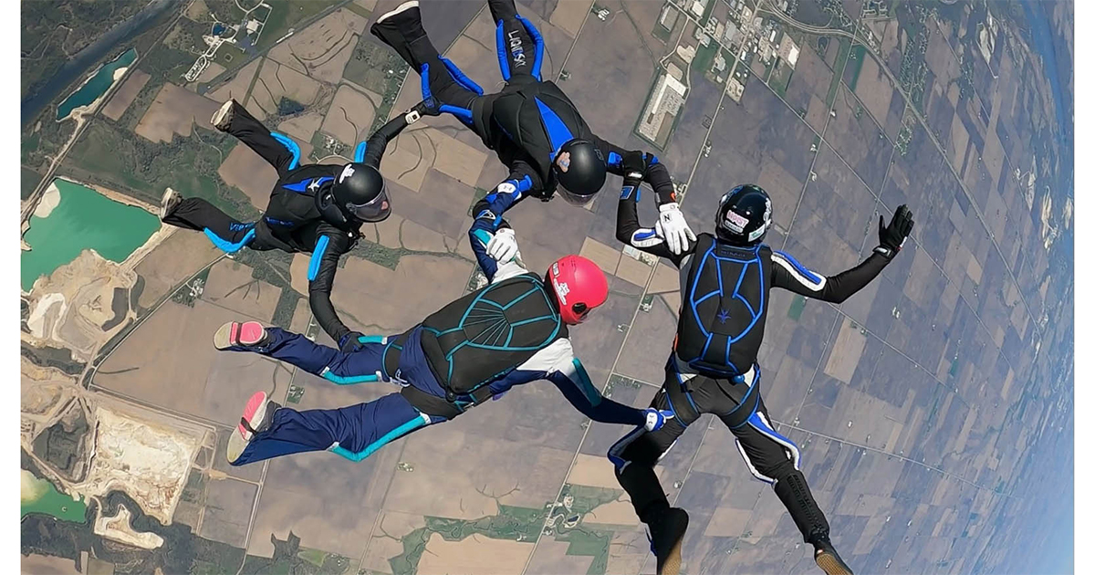 If You Build It—The 2021 4-Way Formation Skydiving Beginner Class Test Event