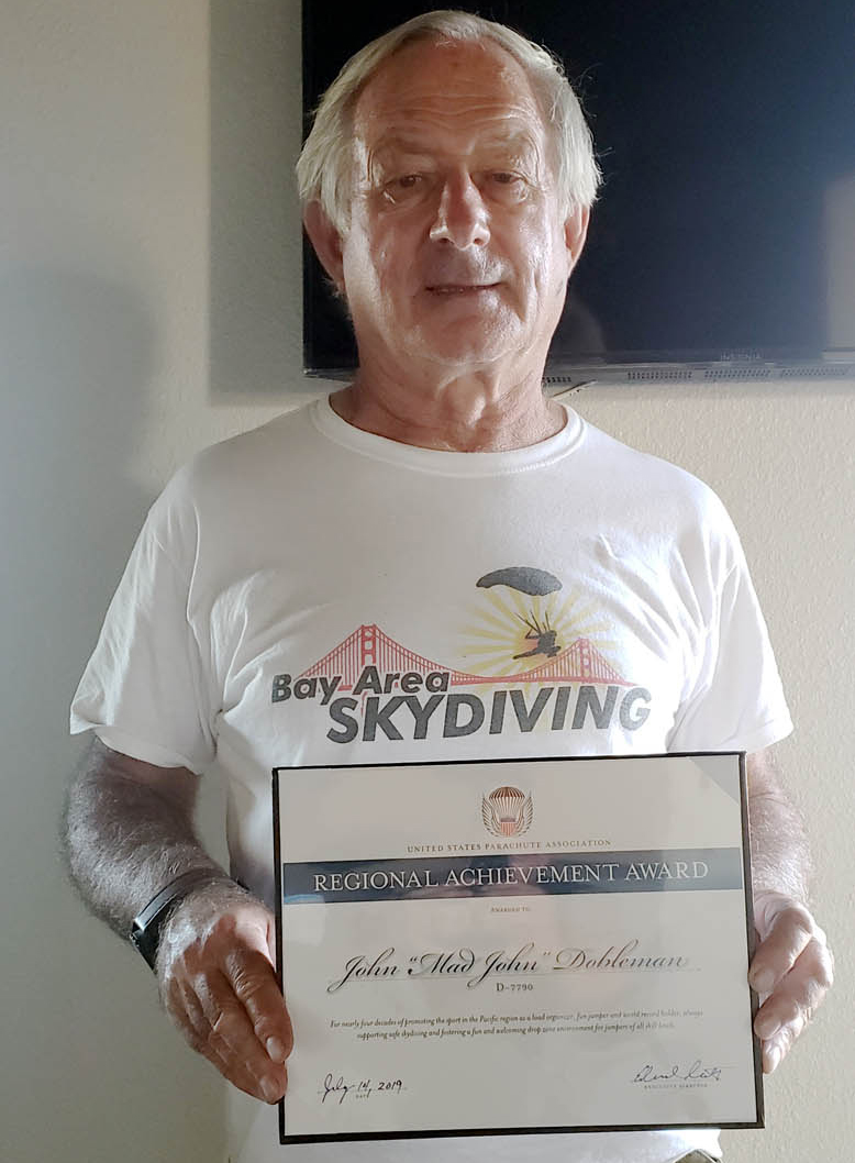 John Dobleman Receives USPA Regional Award