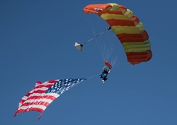 Skydivers Help Raise Funds for Roots for Boots