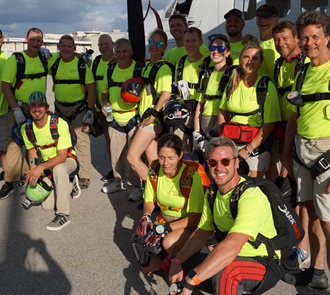 Skydivers Thrill Crowds at Kaboom Town