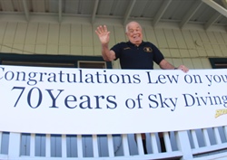Lew Sanborn Marks 70 Continuous Years of Jumping