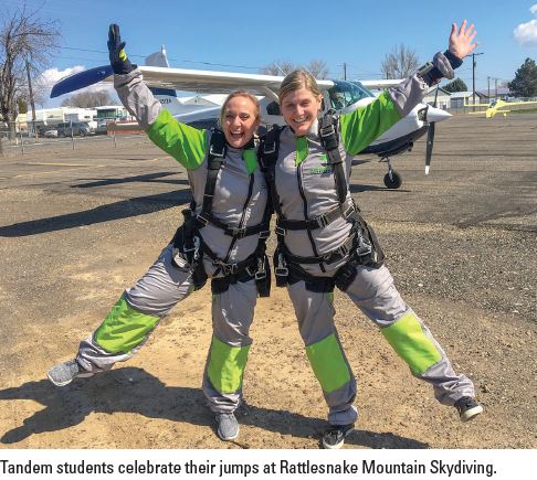 Rattlesnake Mountain Skydiving Opens in Washington