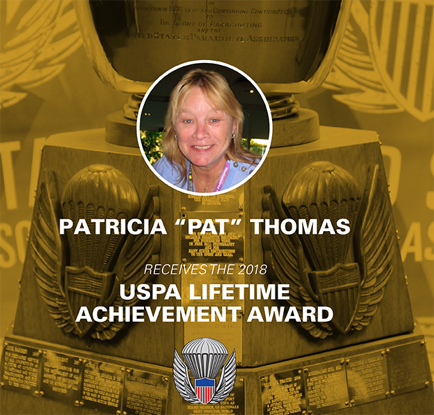 Leadership, Generosity and Passion—Patricia “Pat” Thomas Receives the 2018 USPA Lifetime Achievement Award