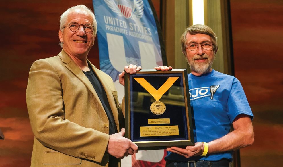 Contributions and Innovations—Mark Baur Receives the 2018 USPA Gold Medal for Meritorious Service