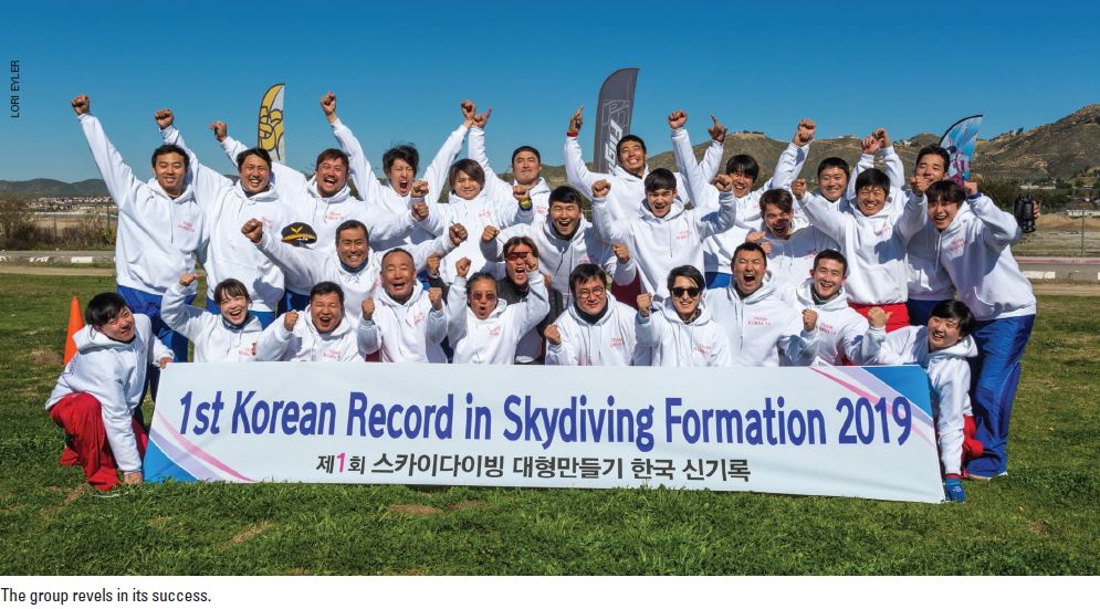 Jumpers Set Korean Large-Formation Record