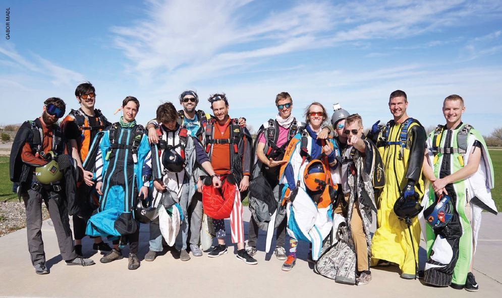 Wingsuits Fill the Desert Skies