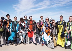 Wingsuits Fill the Desert Skies