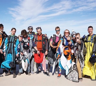 Wingsuits Fill the Desert Skies