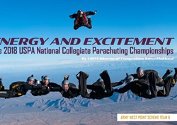 Energy and Excitement—The 2018 USPA National Collegiate Parachuting Championships