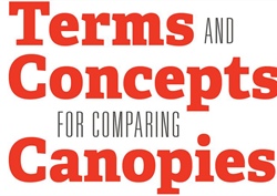 Terms and Concepts for Comparing Canopies