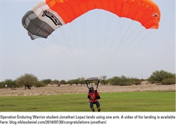 One-Armed Canopy Flight