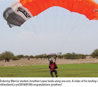 One-Armed Canopy Flight