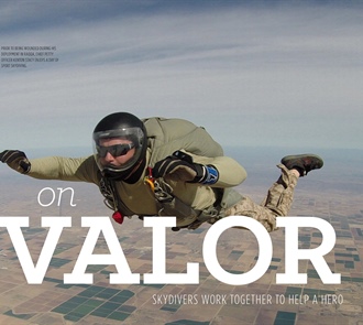 On Valor—Skydivers Work Together to Help a Hero