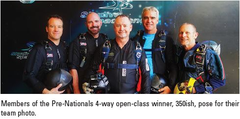 Skydive Spaceland Pre-Nationals Money Meet Draws 13 Teams