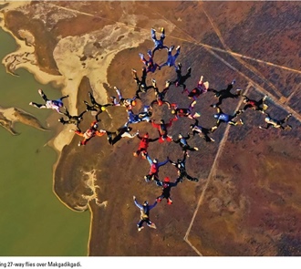 Botswana Welcomes Skydivers To The Makgadikgadi Epic Event