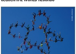 Jumpers Set Head-Down Sequential World Records