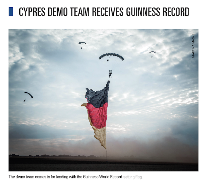 Cypres Demo Team Receives Guinness Record