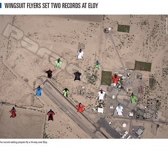 Wingsuit Flyers Set Two Records At Eloy