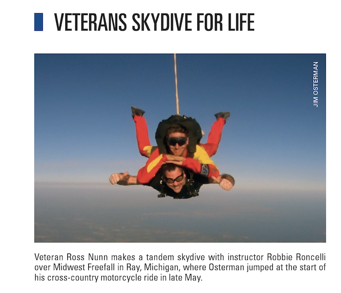 Veterans Skydive For Life