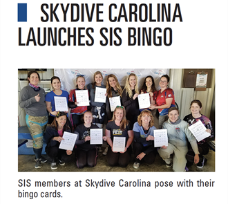 Skydive Carolina Launches Sis Bingo