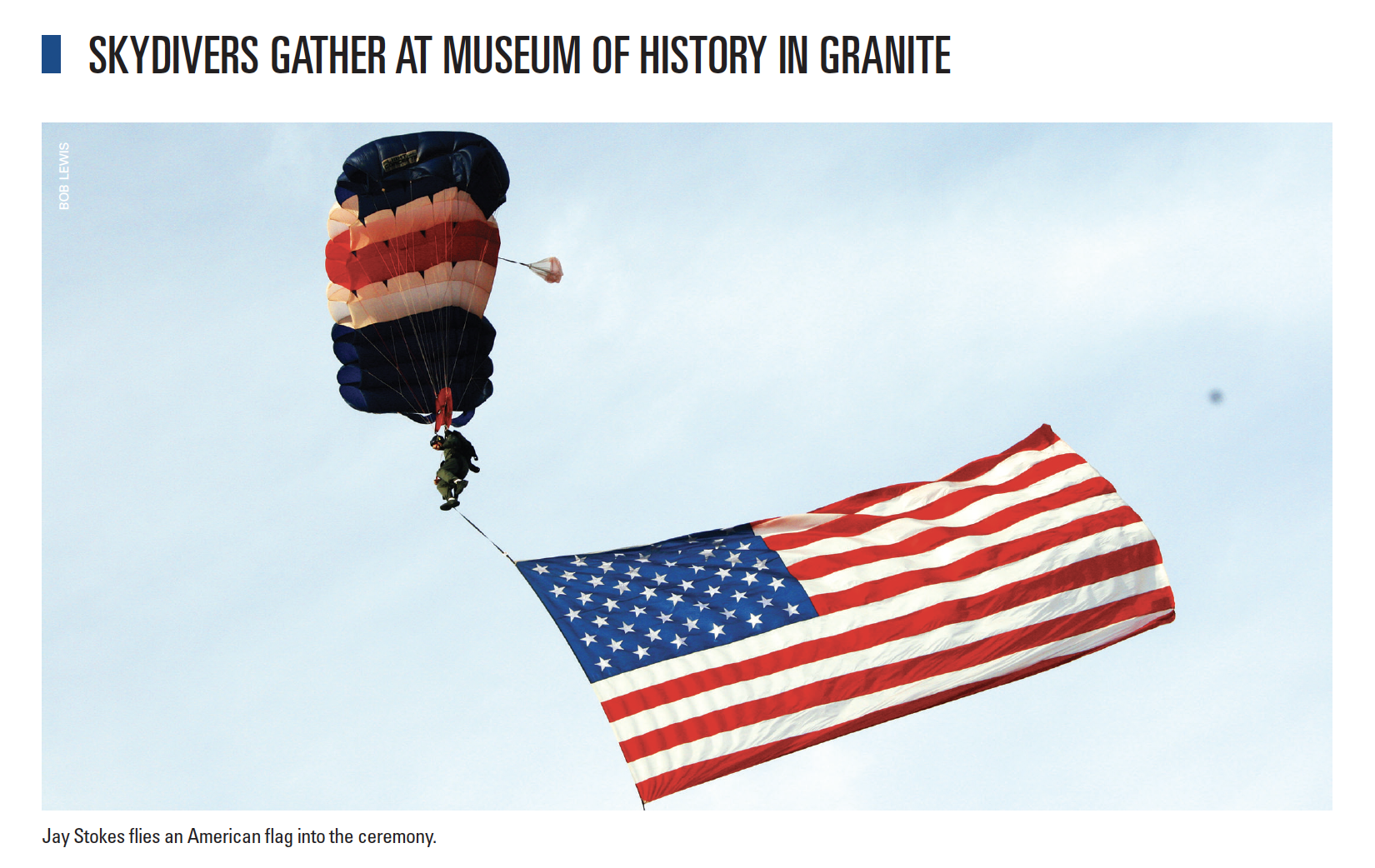 Skydivers Gather At Museum Of History In Granite