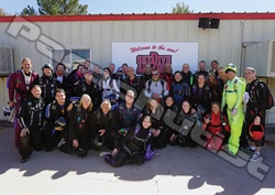 Team Elite Challenges Expert Skydivers at Eloy