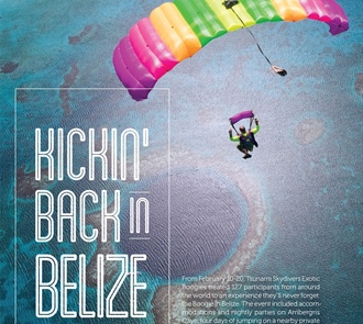 Kickin' Back in Belize- A Parachutist Pictorial