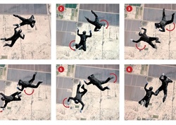 Mixed Formation Skydiving Block 10 (Flat Stairstep)